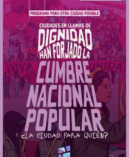 Programa para otra ciudad posible: Ciudades en llamas de dignidad han forjado la Cumbre Nacional Popular