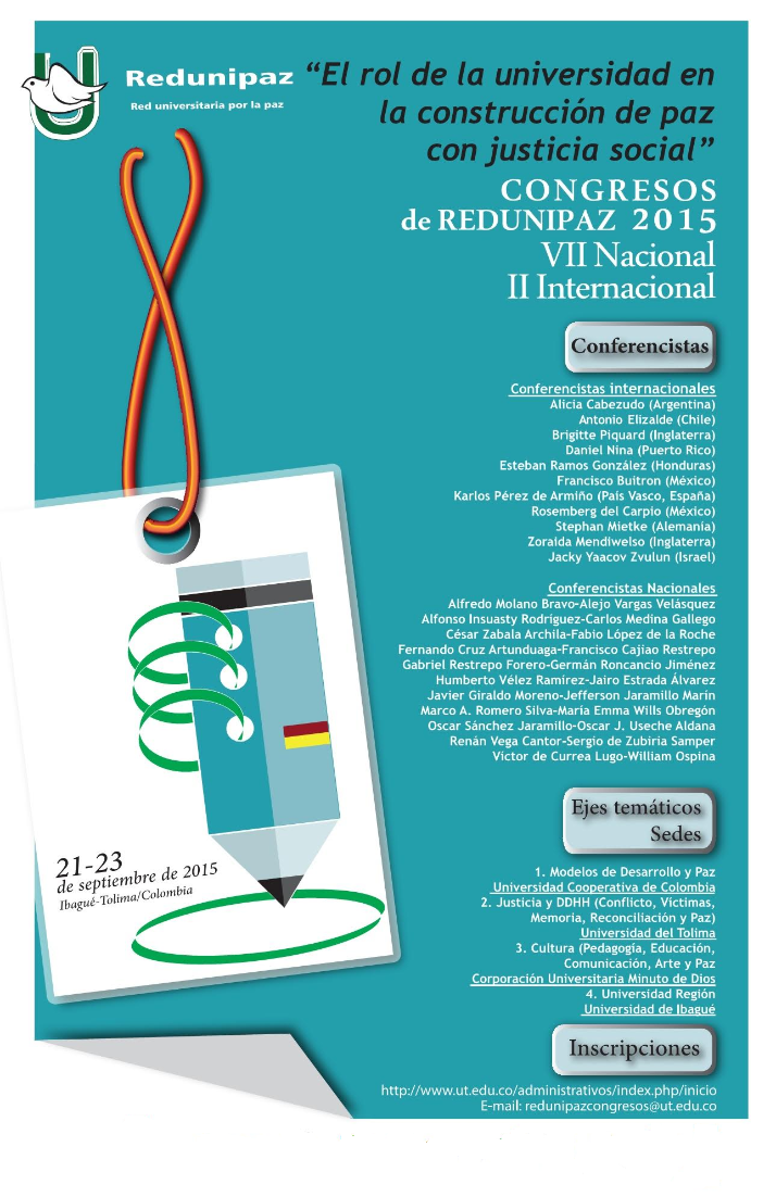 Afiche Congresos Redunipaz 2015