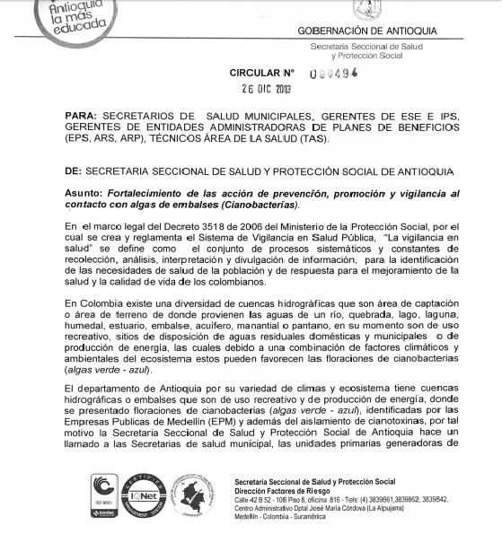 CIANOBACTERIAS