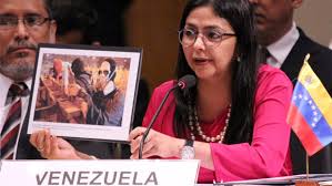 Delcy Rodríguez le responde a Macri1