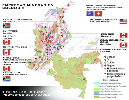 MINERAS COLOMBIA