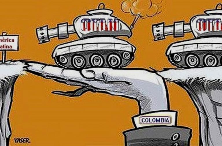 OTAN se apodera de colombia para invadir America Latina 768x506