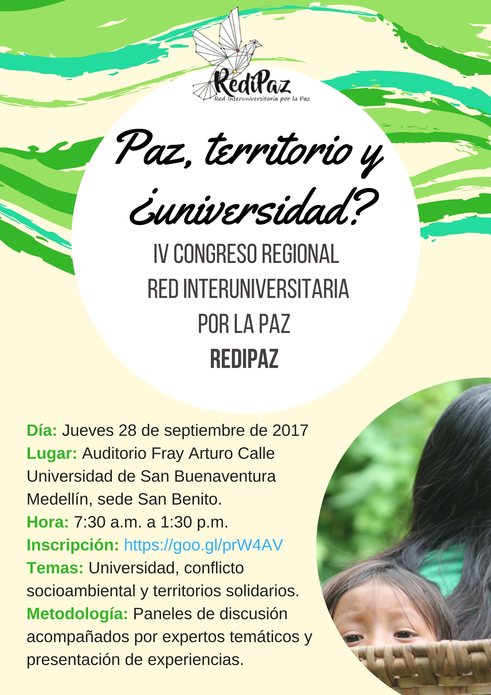 Publicidad redipaz Congreso