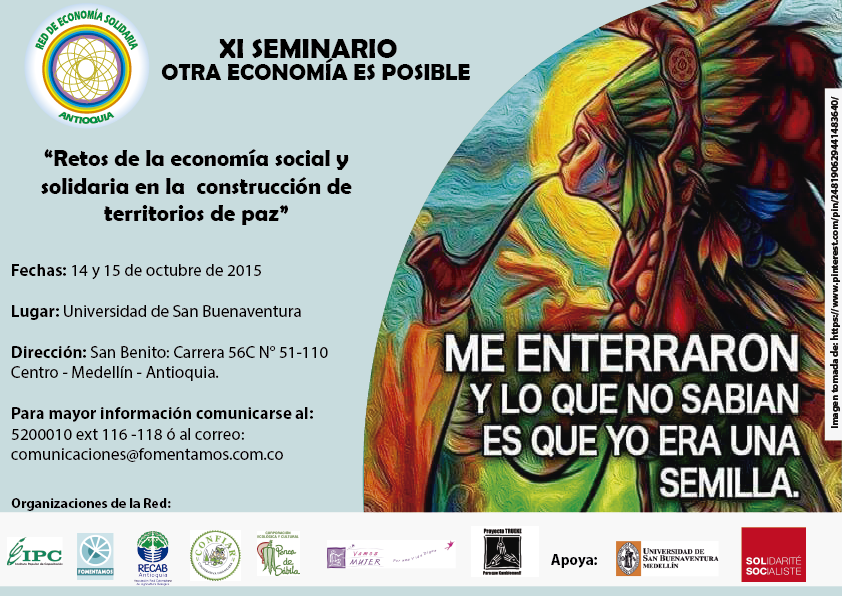 Tarjeta invitacion seminario